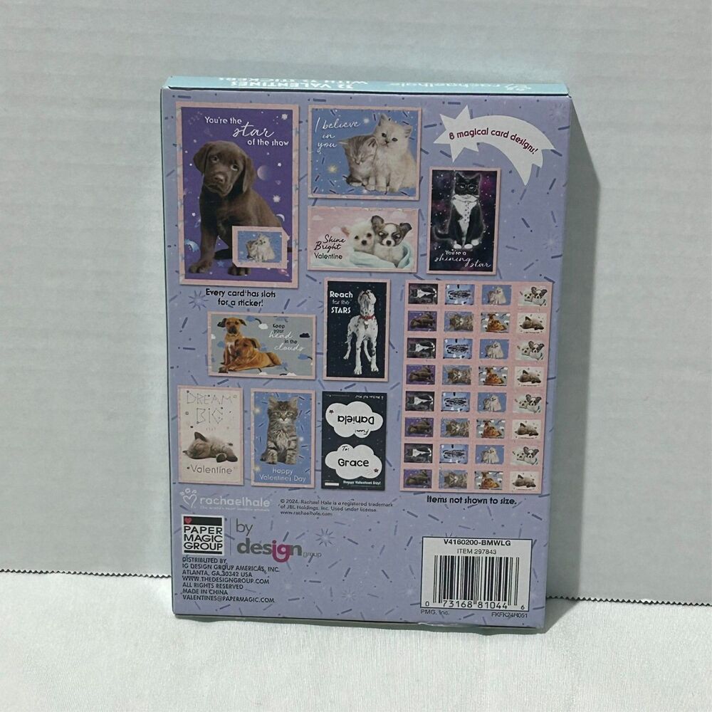 Puppies & Kittens 32 Valentines & Stickers 48 Heart Seals 3+ Rachael Hale - Picture 3 of 5
